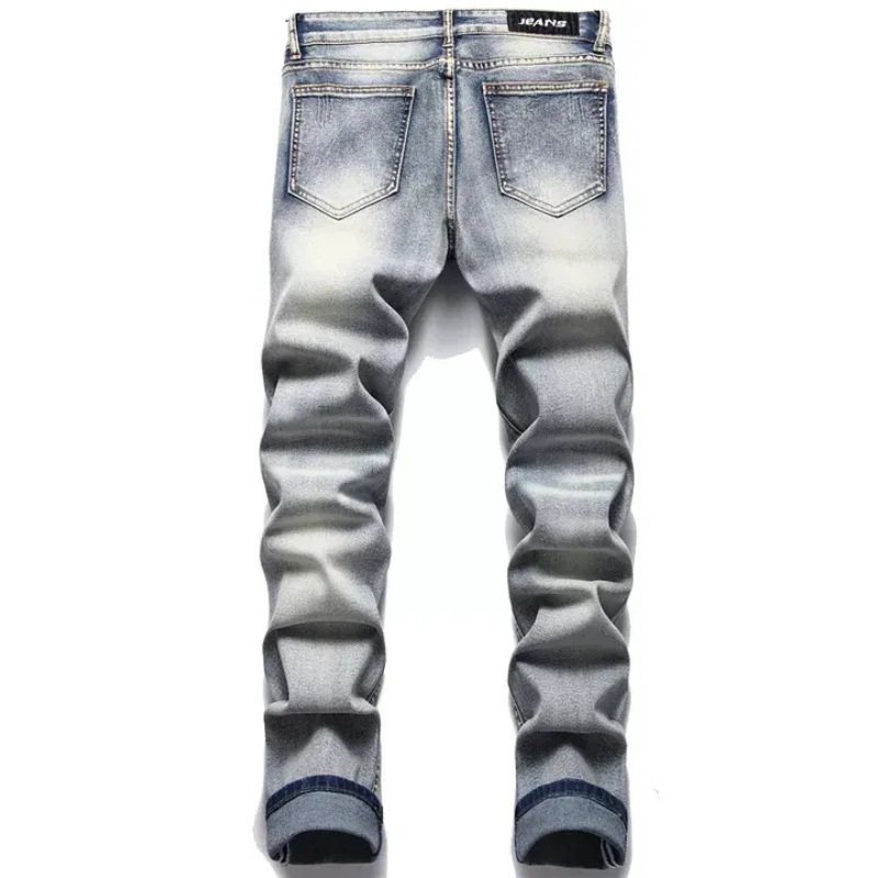 Salih | Trendy Heren Broek | Gescheurde Jeans