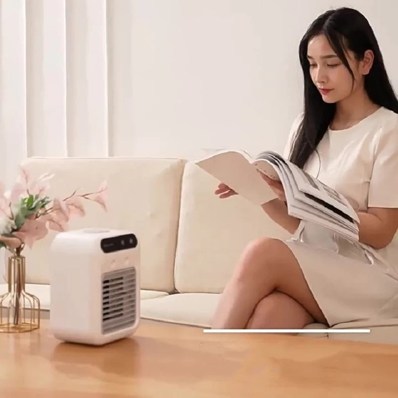 Westman | Draagbare Aircooler Met Waterkoeling | USB Ventilator voor Binnen En Auto