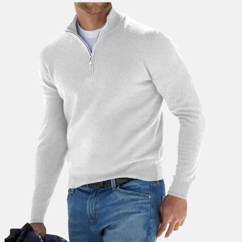 Acoire - Heren Trui - Trui met Rits - Trendy & Comfortabel - Casual Outfit
