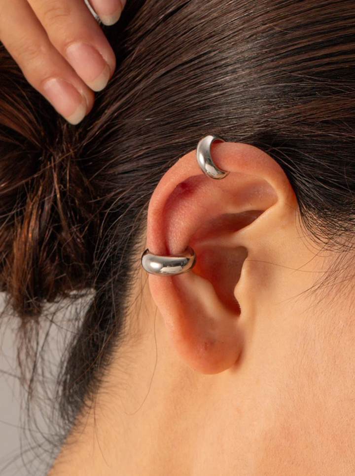 Zoella | Trendy Chunky Ear Cuff | Zilver
