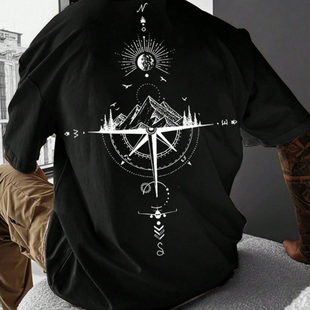 James | Heren T-shirt | Kompasprint Shirt voor Mannen