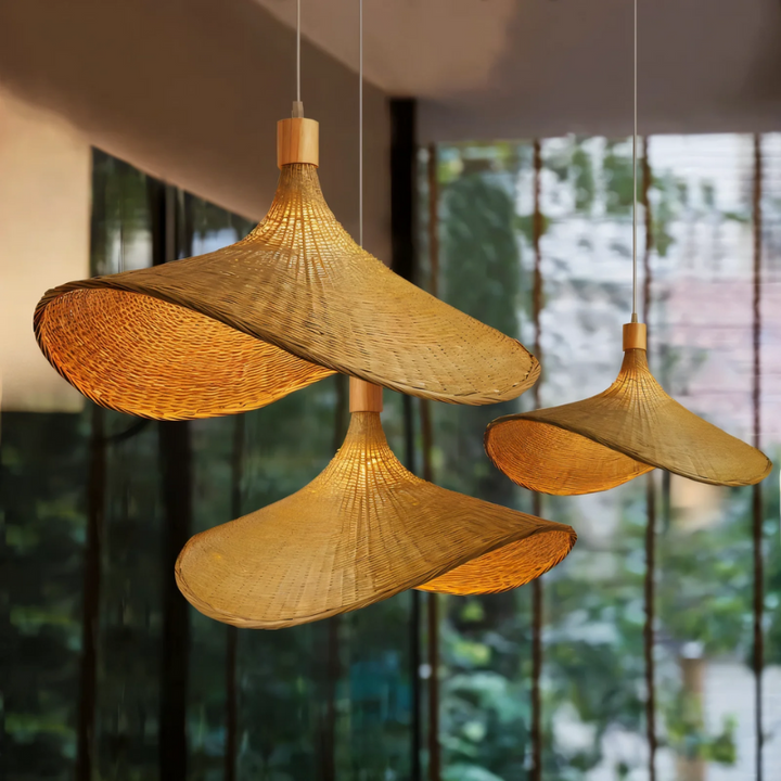 Demora | Elegante Hanglamp | Handgemaakte Rattan Verlichting Met Natuurlijke Elegantie