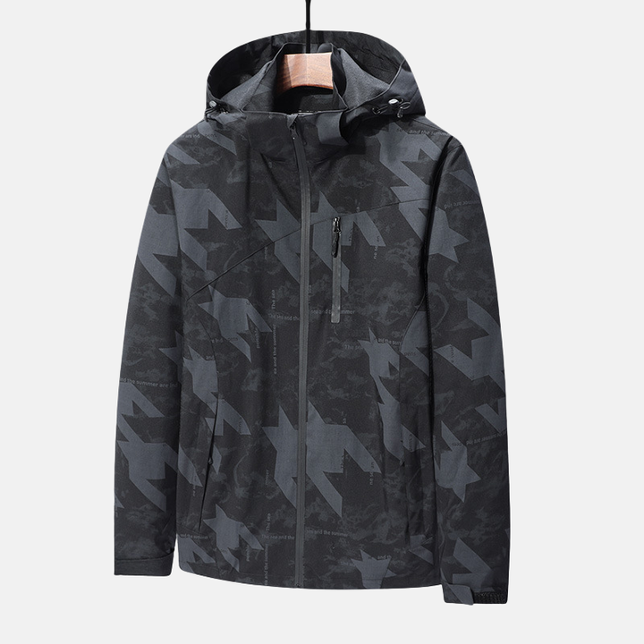 Damian - Heren Jas - Regenjas Heren - Beschermt Tegen Regen en Wind - Comfortabel