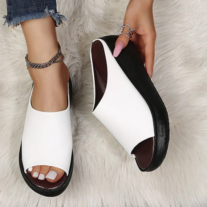 Dalot | Casual, Stijlvolle All-Season Slippers | Retro Sleehak Sandalen