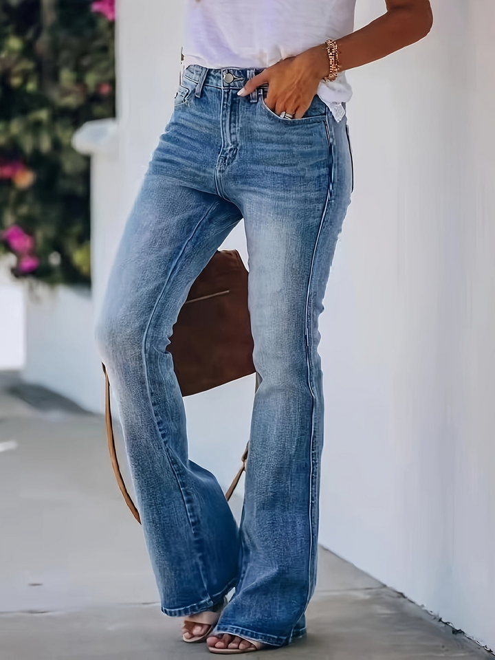 Mila | Dames High-Waist Flared Jeans | Spijkerbroek voor Vrouwen