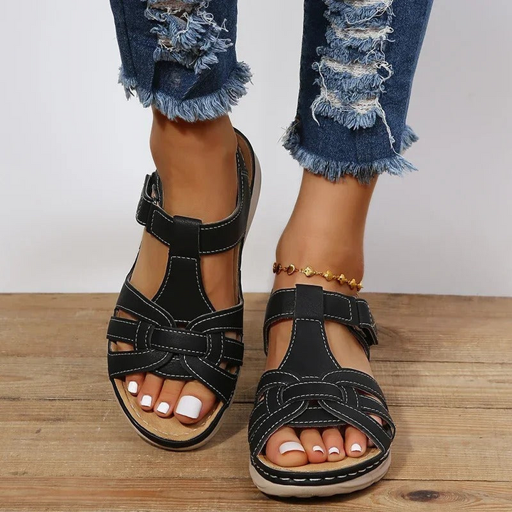 Rosalia | Dames Orthopedische Leren Sandalen | Comfortabele Zomer voor Vrouwen