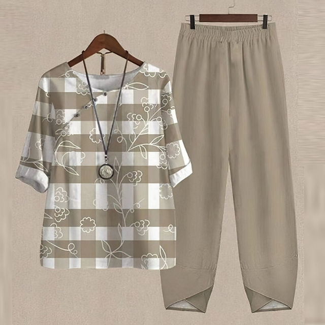 Mira | Dames Casual Zomers Tweedelig Set | Luchtig & Trendy voor Vrouwen
