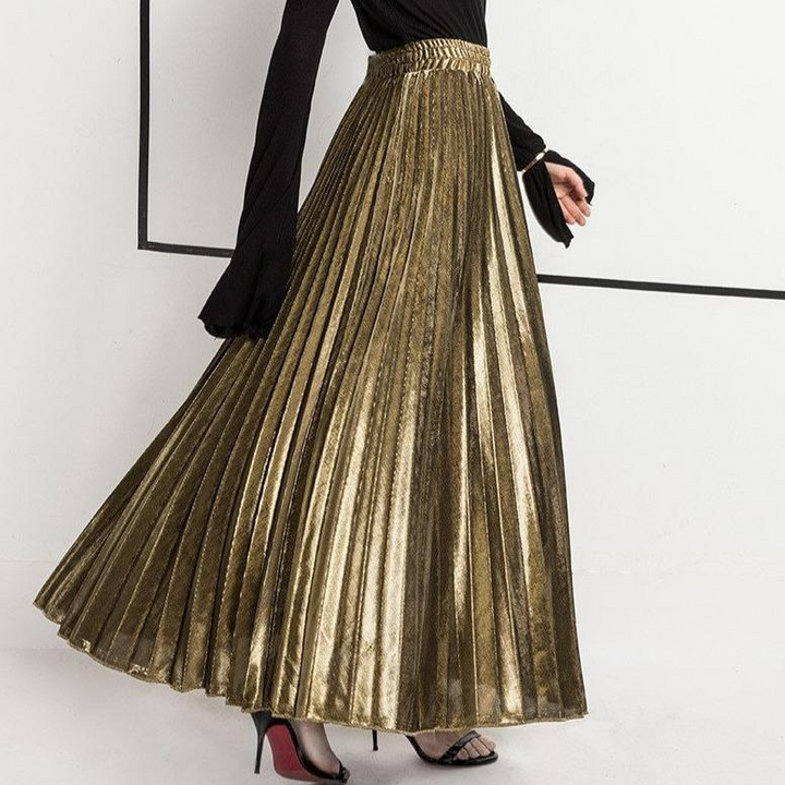 Sierra | Dames Maxi Rok | Stijlvol Chic Rokje | Met Hoge Taille