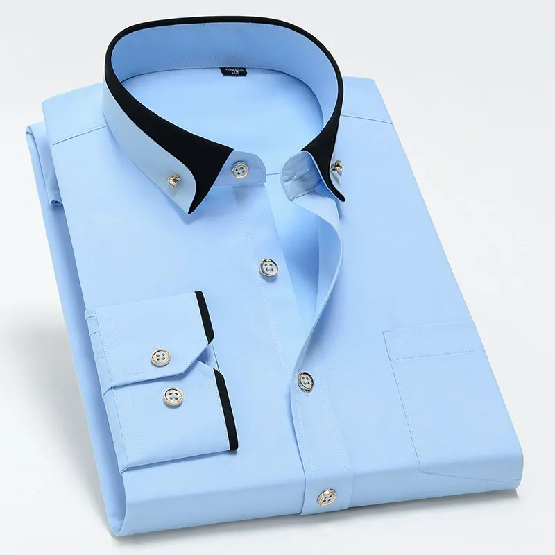 Hera | Heren Blouse Overhemd | Lange Mouwen | Tijdloze Stijl