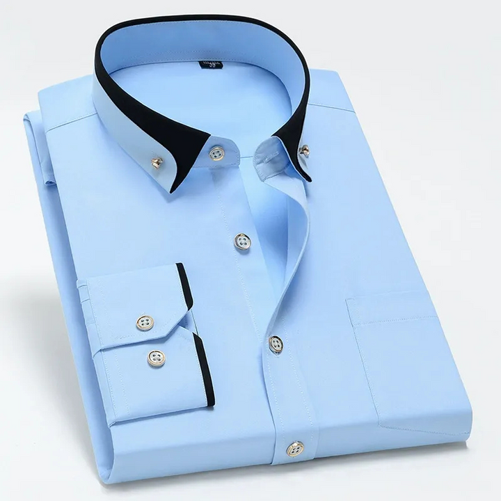 Hera | Heren Blouse Overhemd | Lange Mouwen | Tijdloze Stijl