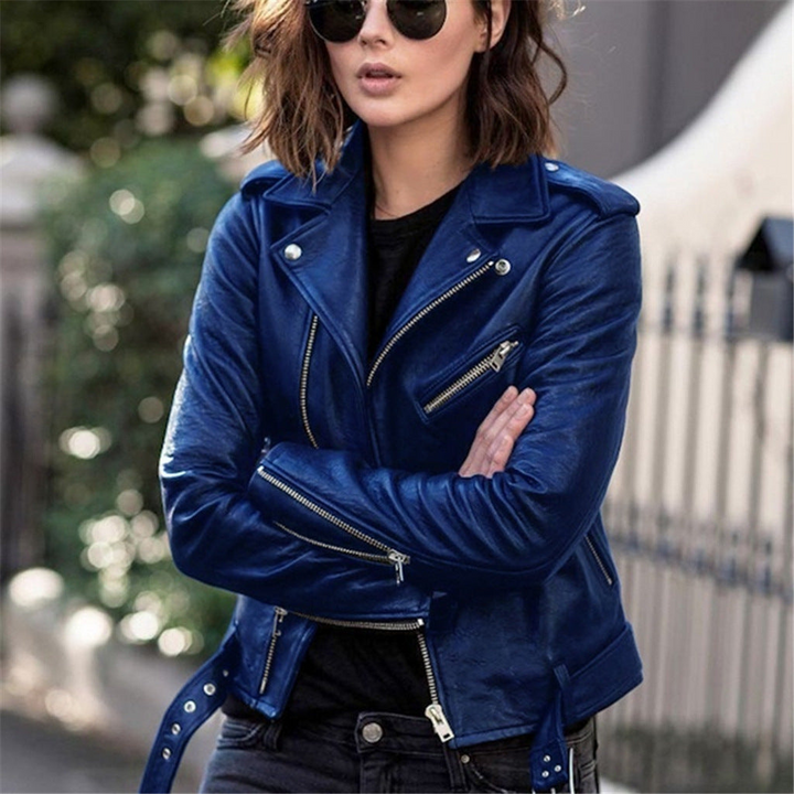 Jassu | Trendy Dames Jas | Leren Jack | Veelzijdige Look