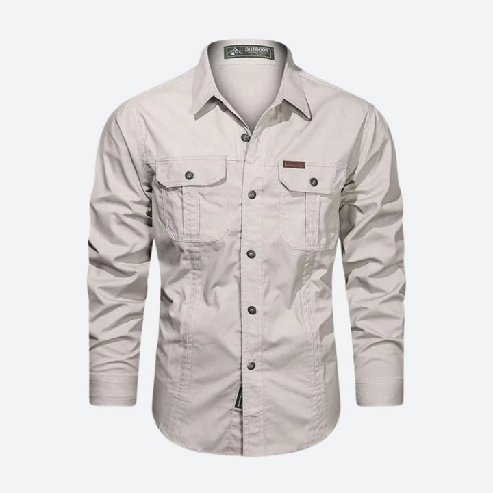 Sandro | Heren Outdoor Overhemd | Retro Shirt Hemd voor Mannen