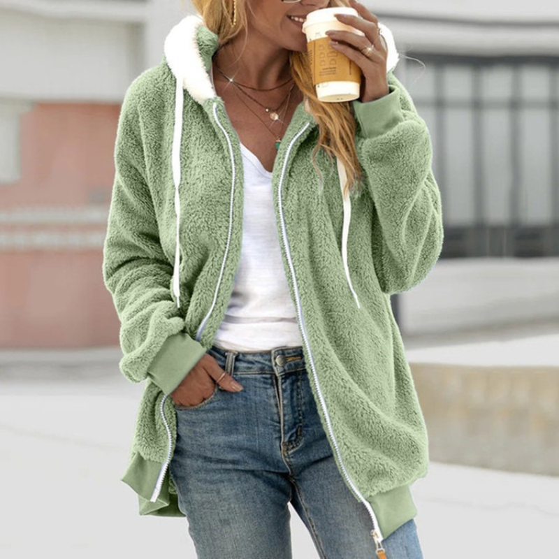 Savannah - Vest Dames - Dames Fleecejack - Warm & Casual - Voor Winter en Herfst