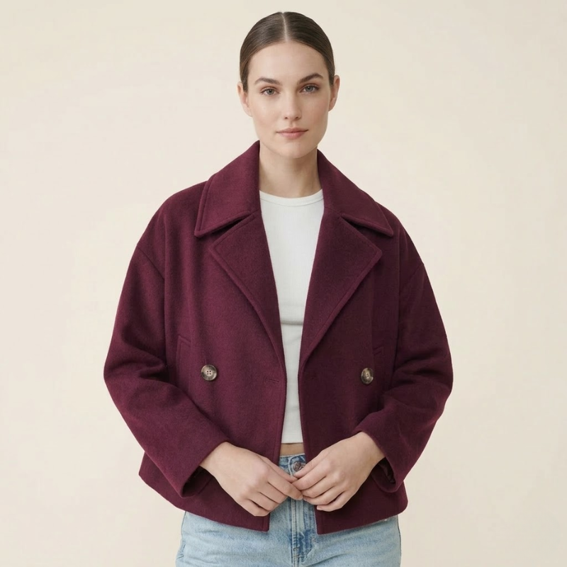 Sorata | Dames Jas | Korte Overslagjas Chic Elegant