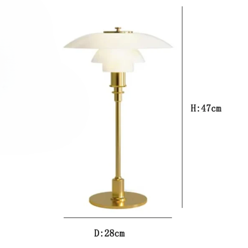 Damoura | Moderne Deense Design Tafellamp | Warm LED-Licht