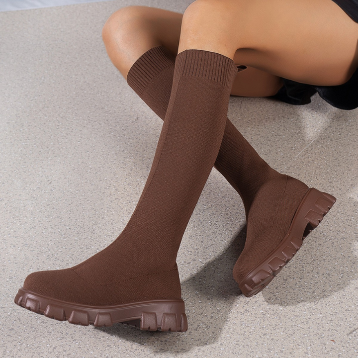 Paris | Enkelhoge Stretch Dames Soklaarzen | Elegant & Comfortabel
