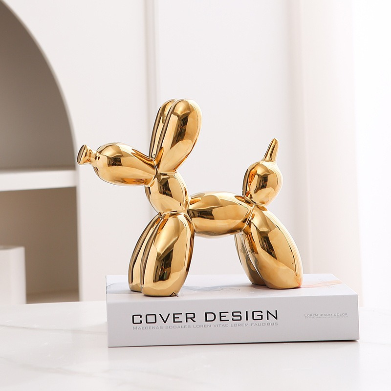 Plups | Ballon Hond Sculptuur | Stijlvolle Toevoeging Aan Je Woonkamer Of Kantoor