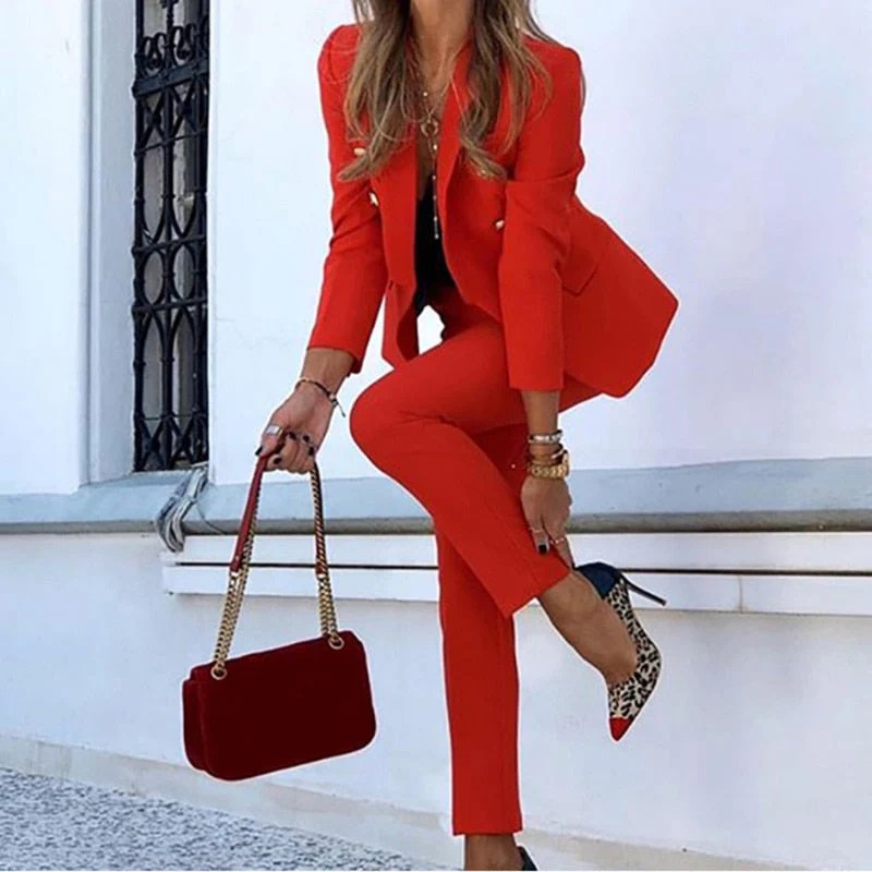 Wendy | Elegante Blazer- En Broekenset Voor Dames