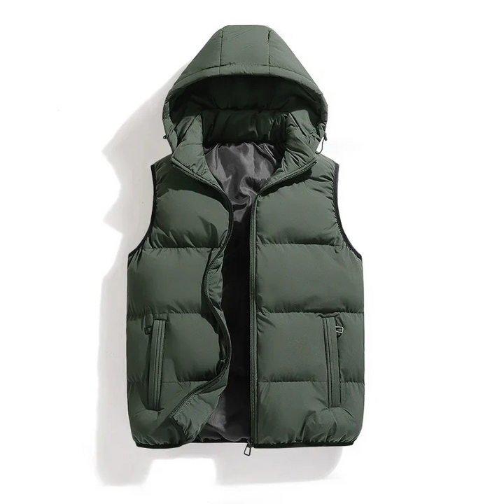 Bram | Luxe Bodywarmer Met Capuchon
