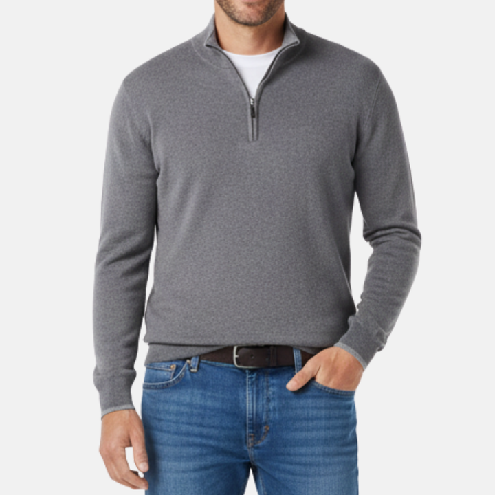 Acoire - Heren Trui - Trui met Rits - Trendy & Comfortabel - Casual Outfit