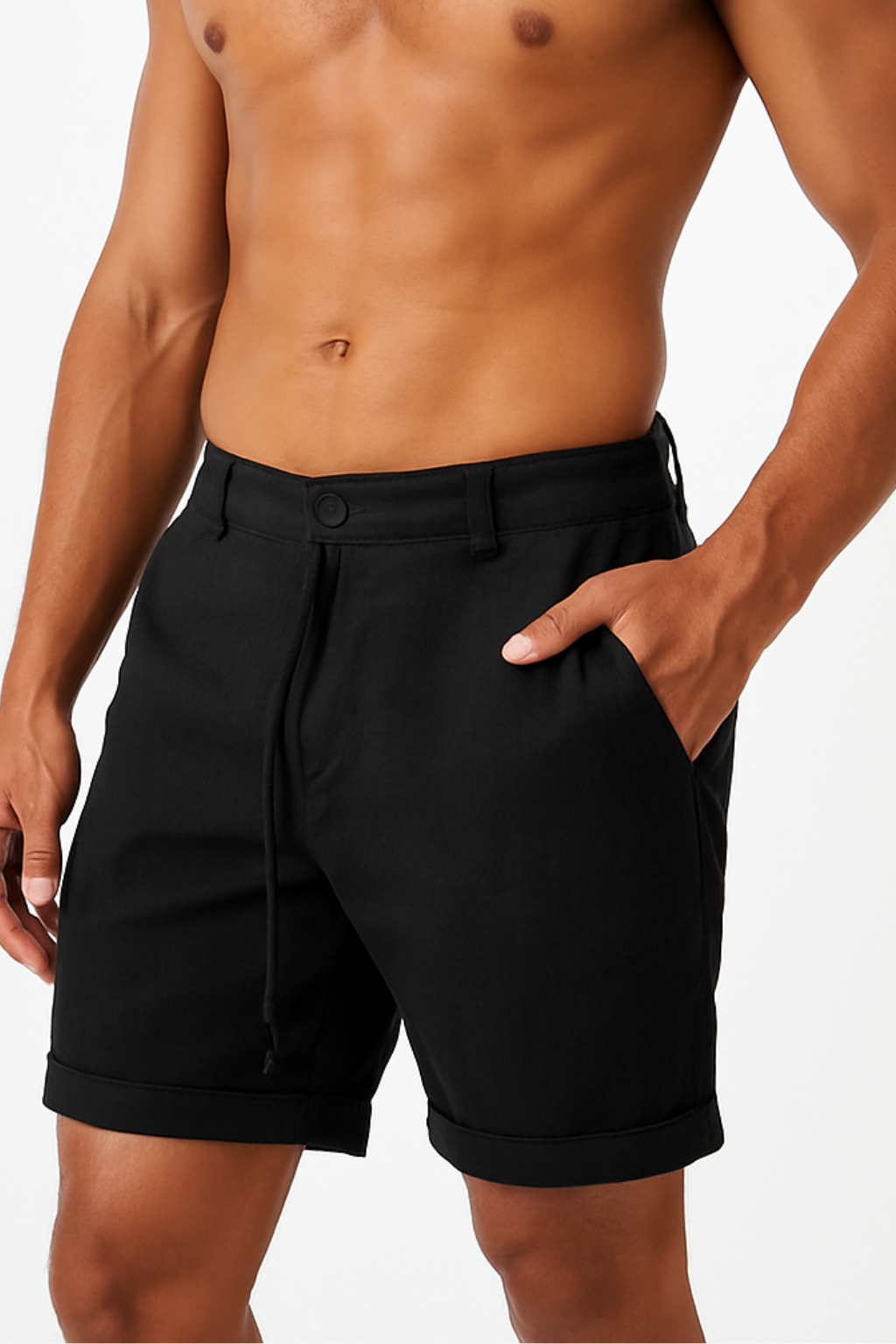 Malcolm | Heren Linnen Zomer Shorts | Korte Broek voor Mannen