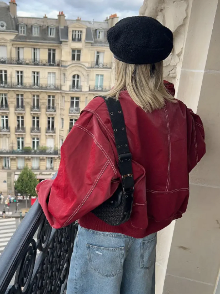 UrbanEdge | Oversized Leren Jas | Casual | Ideaal voor Lente, Herfst en Winter