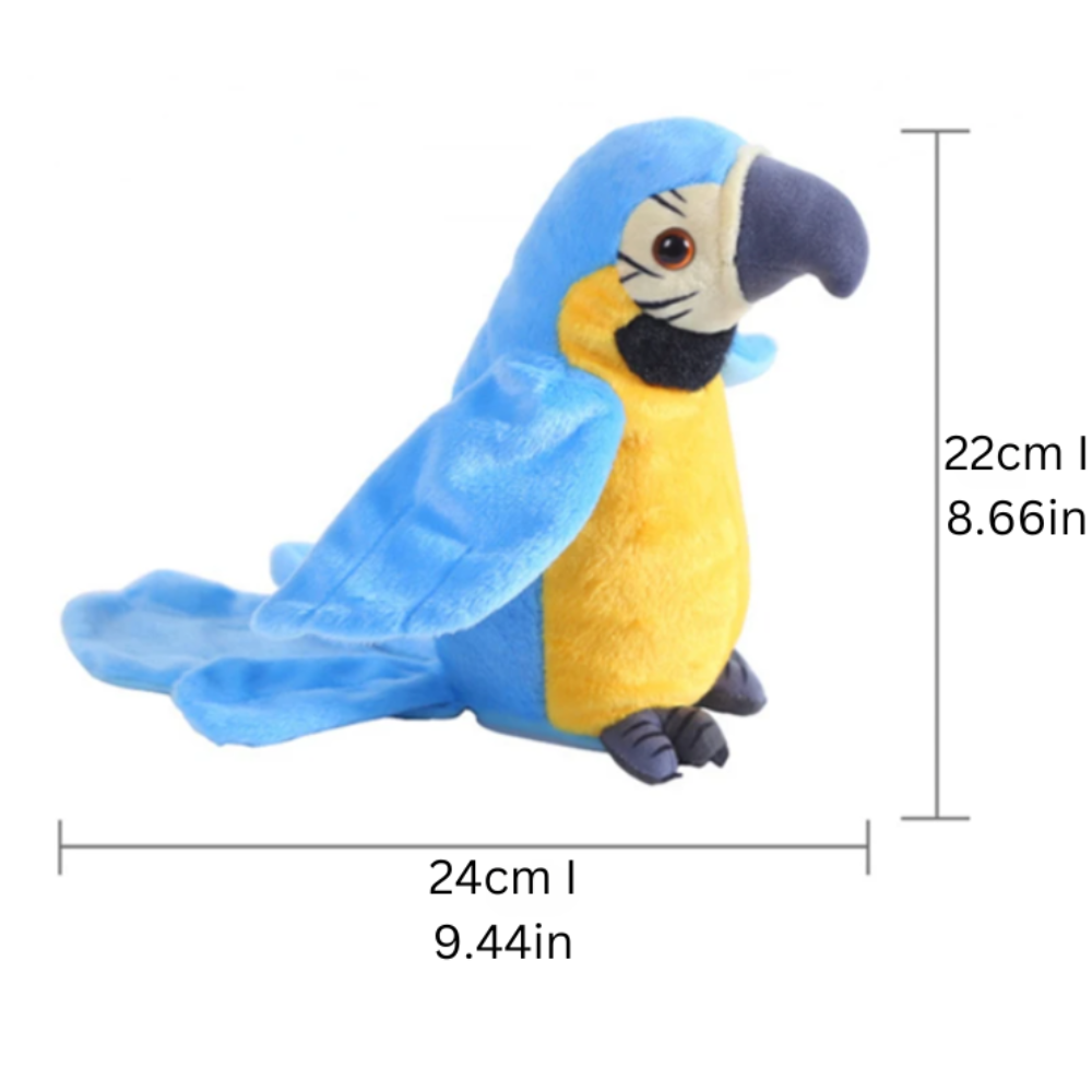 ChatBird | Interactieve Papegaaienknuffel Met Geluid