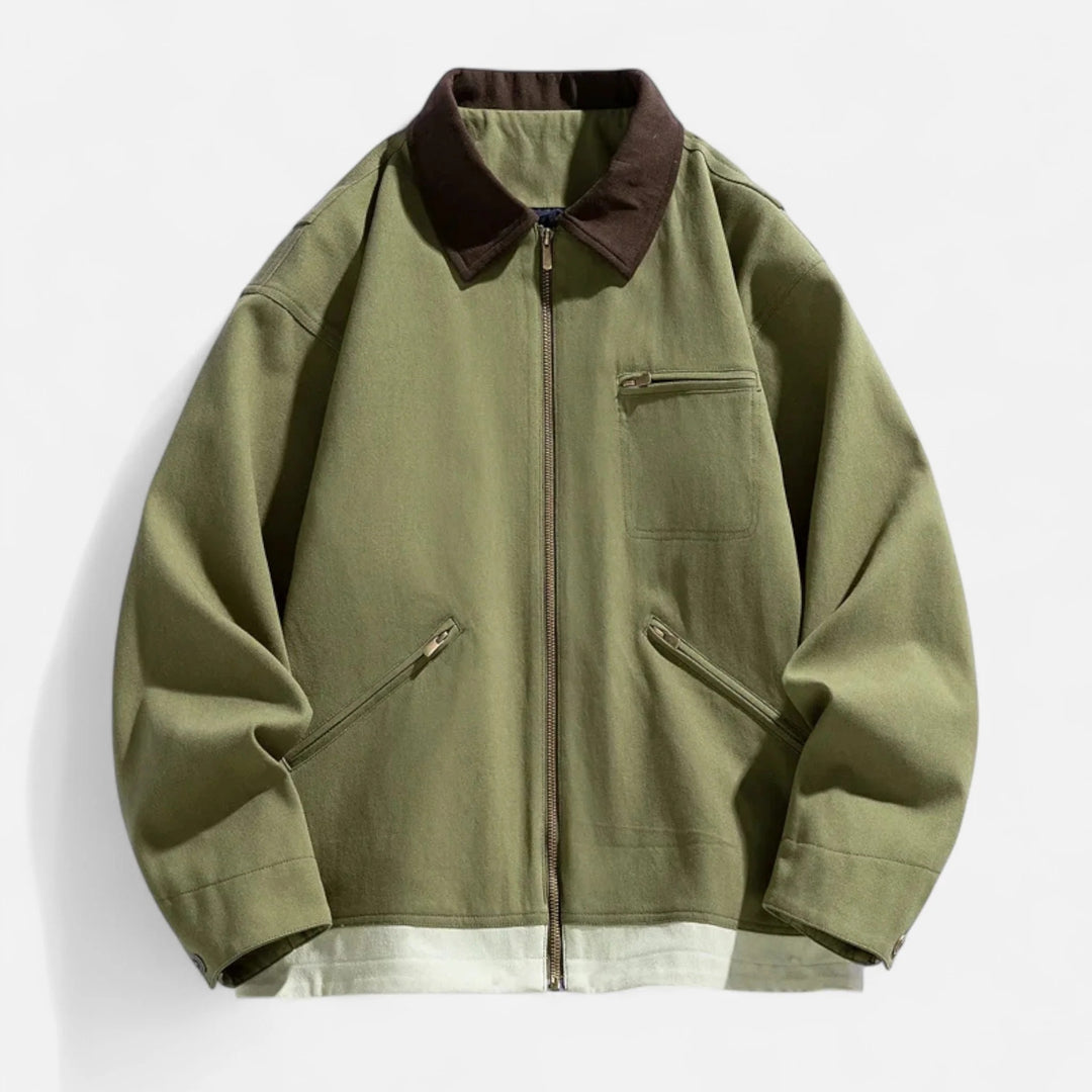 Sorata | Heren Casual Jas met Gewassen Look en Reverskraag