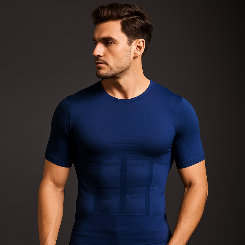 Terence - T-shirt Heren - Fitness Vormgevend T-shirt - Heren Sportkleding