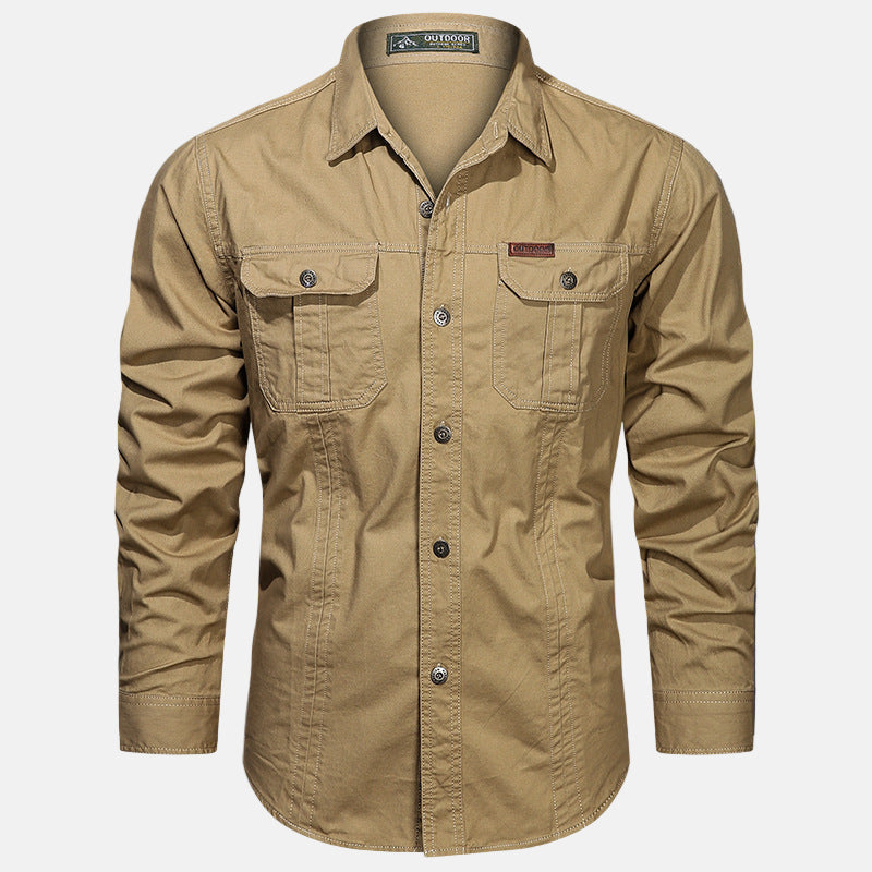 Sandro | Heren Outdoor Overhemd | Retro Shirt Hemd voor Mannen