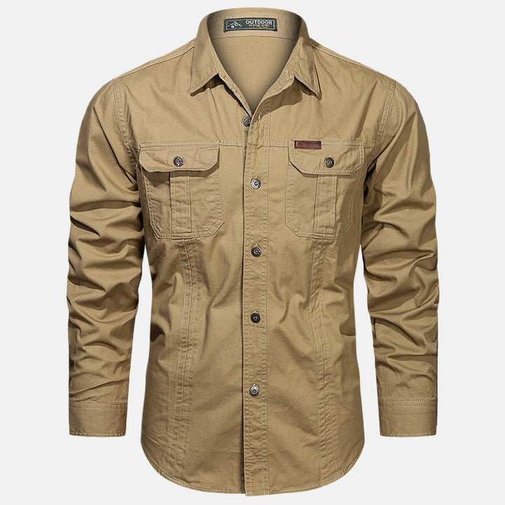 Sandro | Heren Outdoor Overhemd | Retro Shirt Hemd voor Mannen