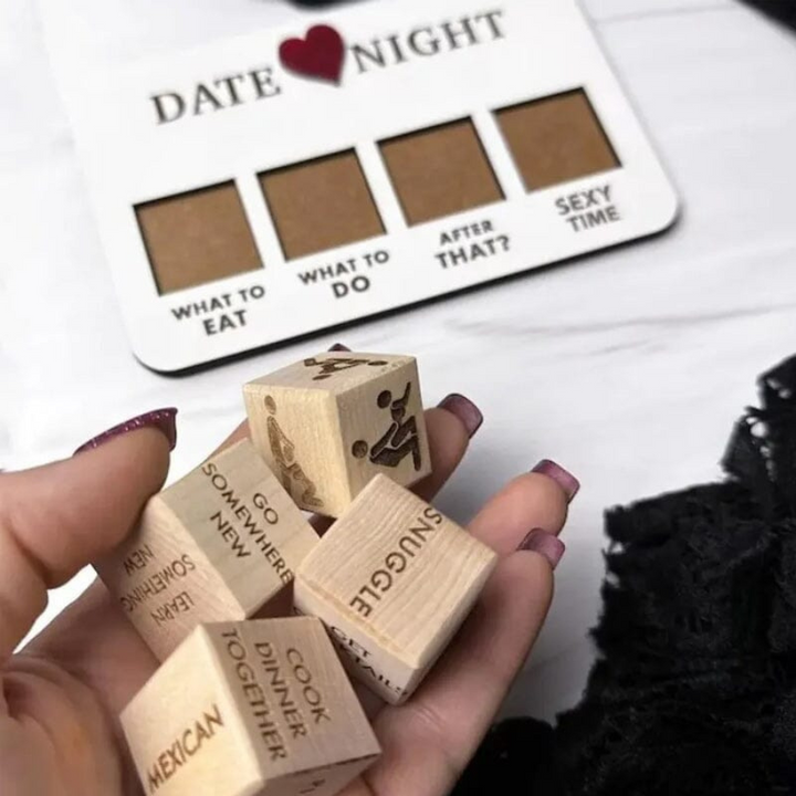 DateNight | Houten Date Night Dice Set | Speelse Spanning | Neuwe Verrassingen