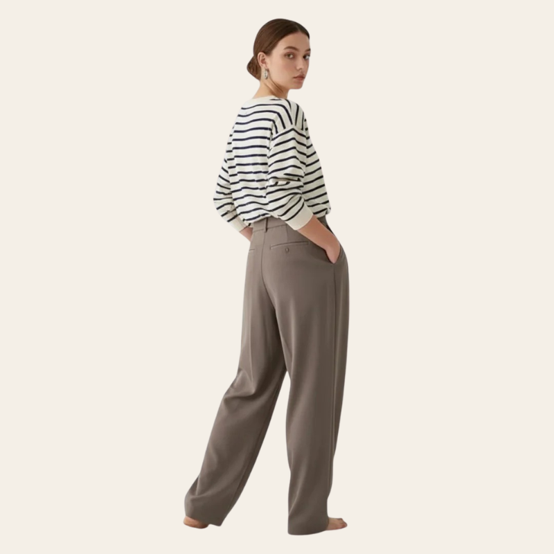 Sorata | Dames Hoge Taille Rechte Pantalon Broek