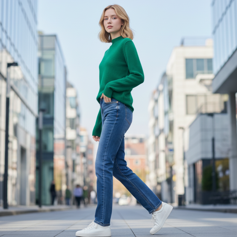 Sorata | Dames Half-Coltrui van Wol