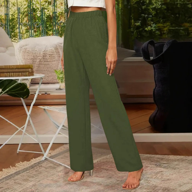 Elham | Wijde Dames Broek Met Stretch En Comfort