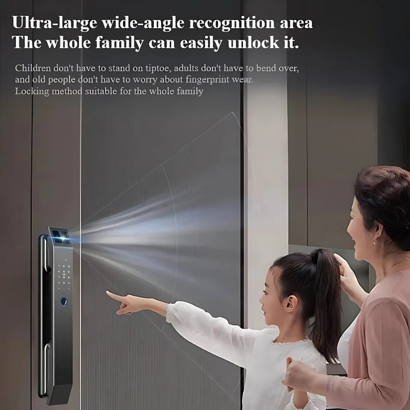 Hexton | 3D Gezichtsherkenning | Slim Deurslot Met Camera