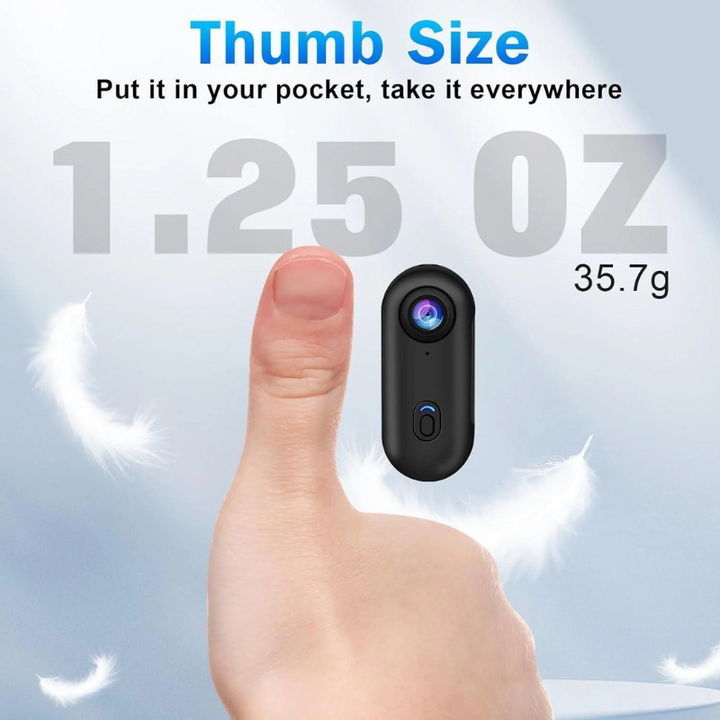 Hexton | 4K 128GB UHD Mini Body Camera | Uw Ultieme Handsfree Ppnamepartner
