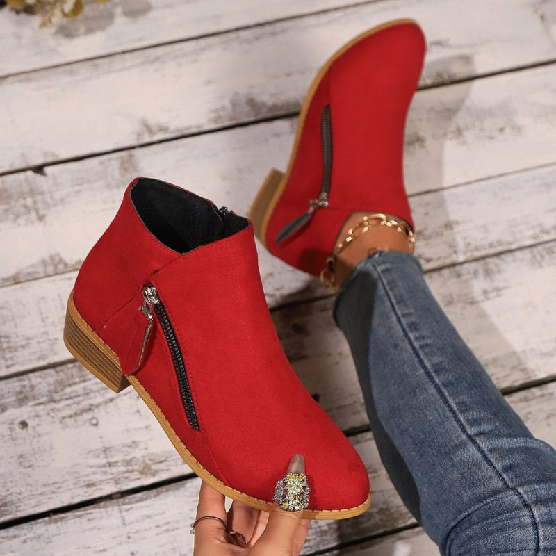 Tati | Klassieke Enkellaarzen Met Blokhak | Laarzen | Dames Schoenen