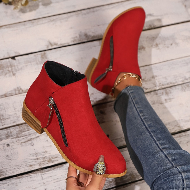 Tati | Klassieke Enkellaarzen Met Blokhak | Laarzen | Dames Schoenen