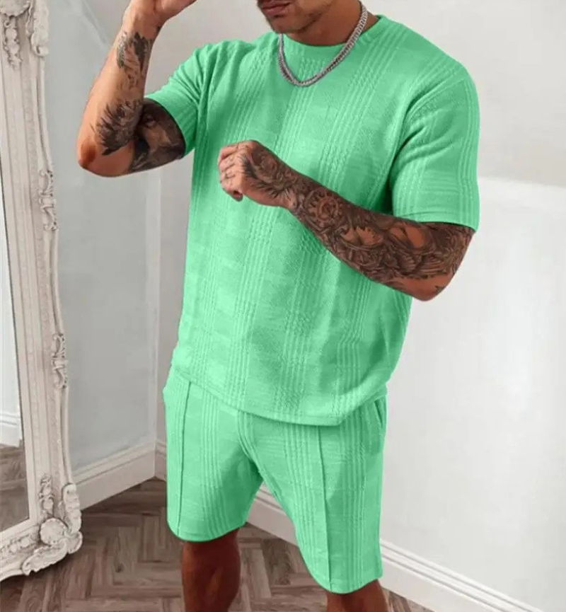 Giuseppe | Heren Luxe Zomerset | Trendy Mannen Shirt & Broek Set