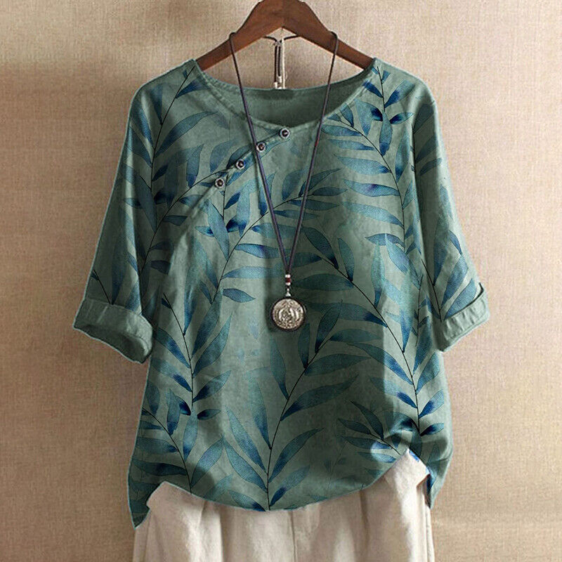 Sammy | Dames Elegante Overhemd Shirt Blouse met Bloemenprint voor Vrouwen