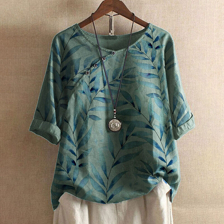 Sammy | Dames Elegante Overhemd Shirt Blouse met Bloemenprint voor Vrouwen
