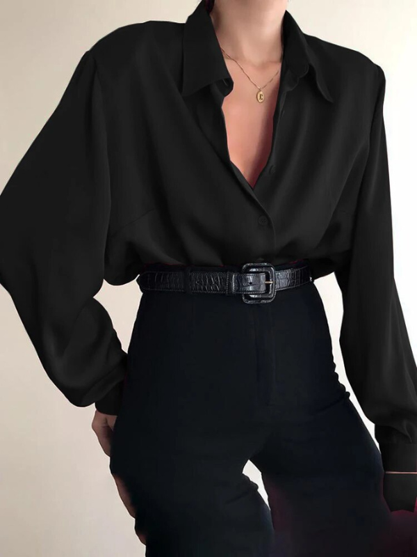 Noah | Elegante Dames Blouse | Tijdloos En Vrouwelijk | Ideaal Voor Kantoor Of Avondlook