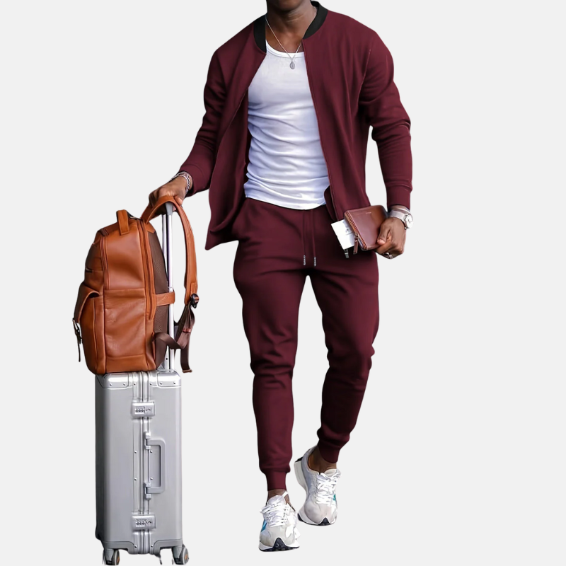 Donny | Heren Casual Tweedelige Reizen Set voor Mannen | Comfortabel