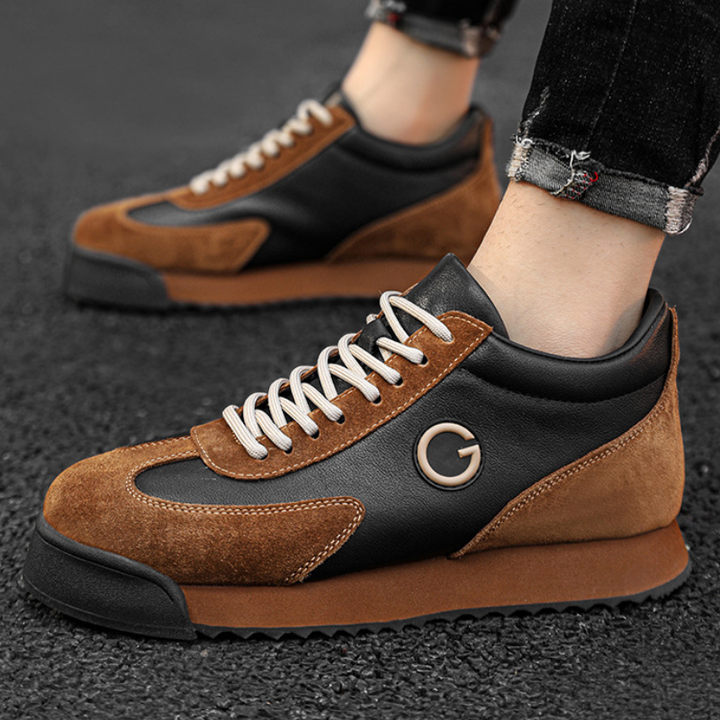 Enzo - Handgemaakte Luxe Heren Schoenen - Italiaanse Vakmanschap - Echt Leer & Suède