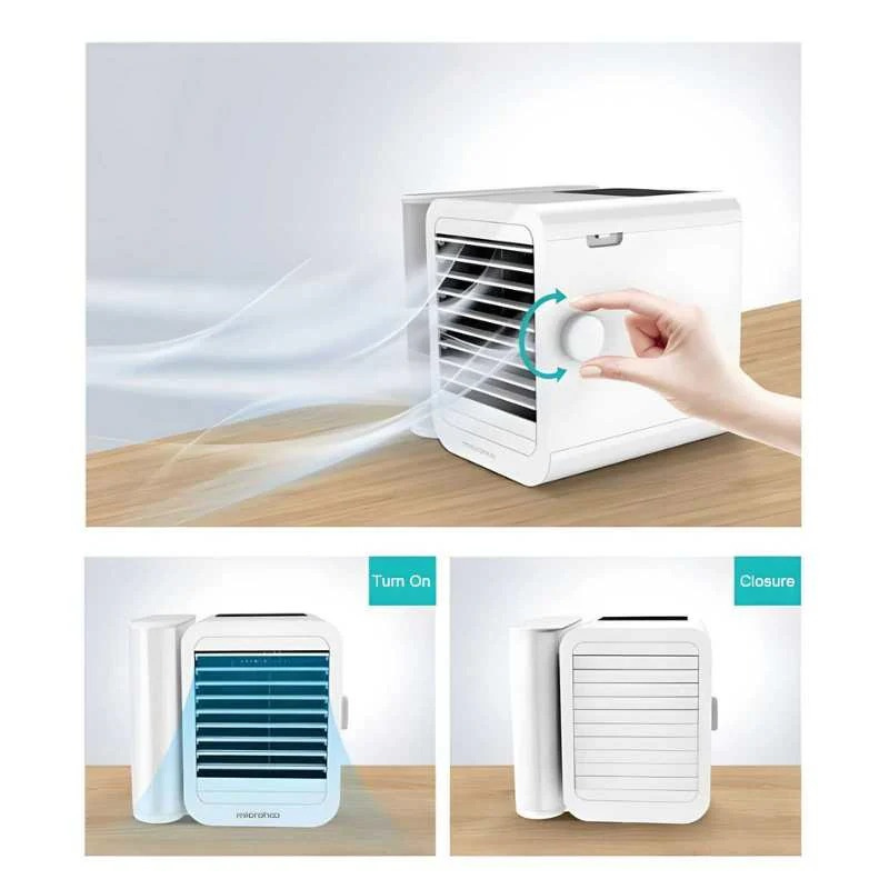 Hexton | Draagbare MicroCool Mini-Airconditioner | 1000 ml Watertank