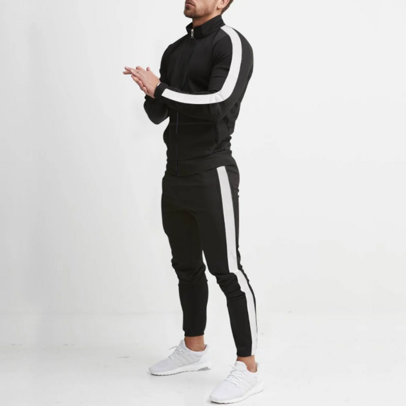 Salih | Tweedelige Luxe Joggingset | Heren Trainingspak