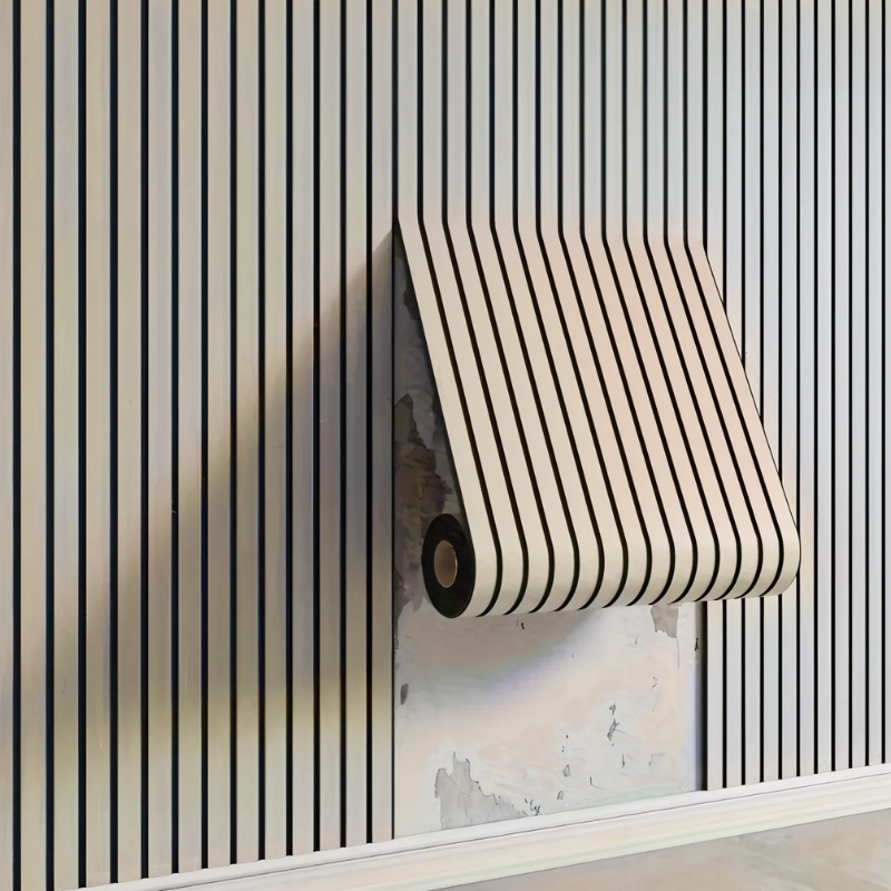 Demor | 3D Akoestisch Wandpaneel | Zelfklevende PVC Wanddecoratie
