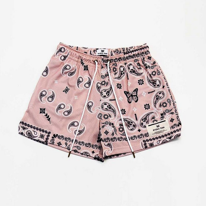 Jason | Heren Bedrukte Korte Broek | Mesh Ademend Zomer Broek voor Mannen