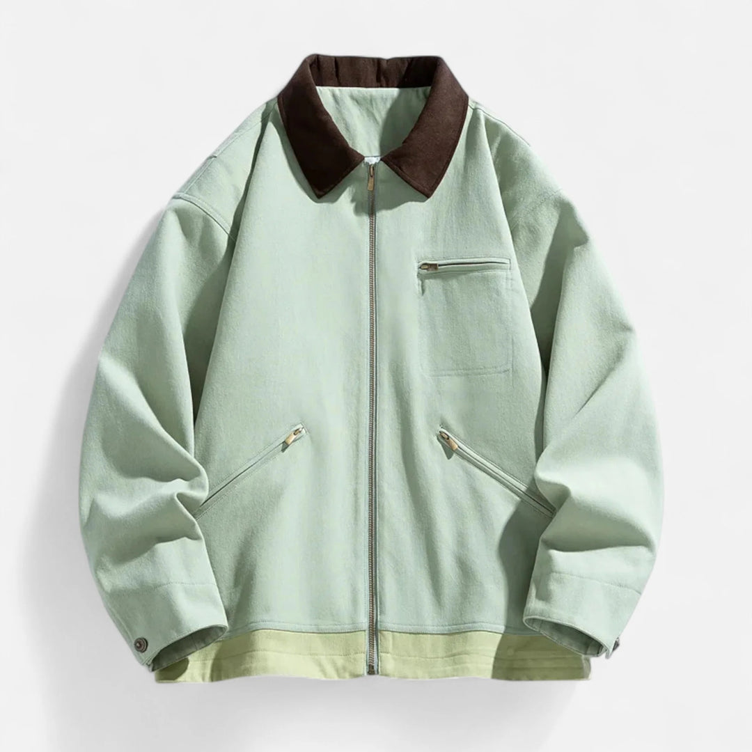 Sorata | Heren Casual Jas met Gewassen Look en Reverskraag